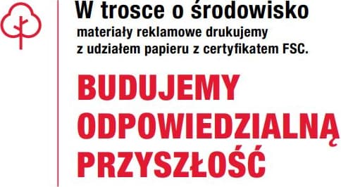 Budujemy odpowiedzialną przyszłość — papier z certyfikatem FSC